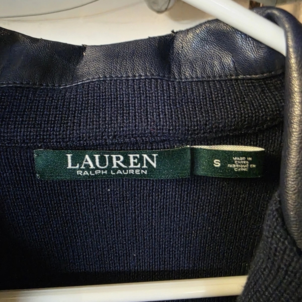 Lauren Ralph Lauren Dark Blue Knit Top